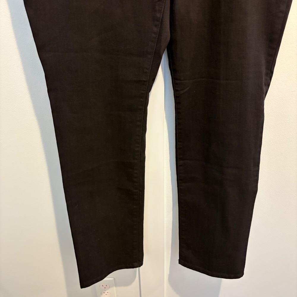 Chico's Platinum Black Sequin Pocket Flare Jeans Y2K Glam Bootcut Women's 12 (2) - Picture 9 of 16